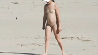 Sam at the beach