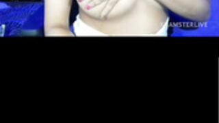 Vickyntania cream on boobs.