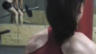 brunette back