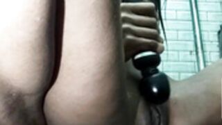 india girl vibrate and squit