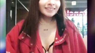 NicoleLabelle loves showing her pussy in public