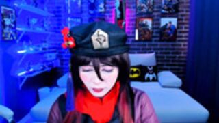 Moon Mika cosplay Hutao from Genshin Impact