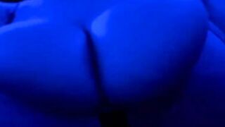 Tits under blue light
