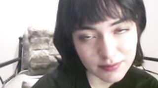 Dronae, wine  and black lingerie