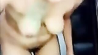 Beautiful Girl Pee in Bathroom