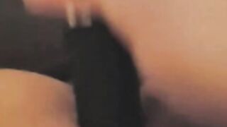 Dutch Slut Denise Dildo's her cunt