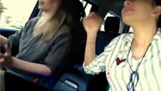Belle and Innocentemmy outside in the car pt.2/2