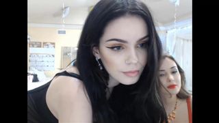 Sandra & Sabrina naughty dancing in chat