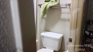 BraisleeAdams - BF spies on me in the hotel shower