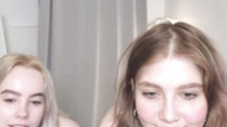 judy_luss 1st show as girl couple breast massage kisses