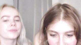judy_luss 1st show as girl couple breast massage kisses