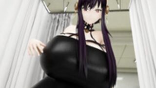 [Breast Expansion] Yor Forger Silent Mission