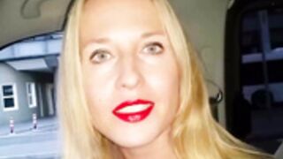 Miss Mia German whore cumwalk through airport