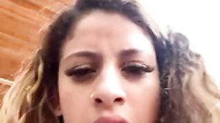 Alana15 squirting in public outdoor squirtshow cumshow