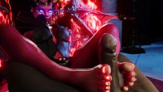 Demon footjob