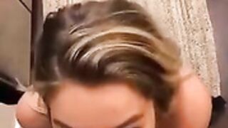 Heidi Grey whipped cream blowjob & sex