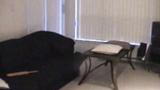 Blonde Female Vintage Self Spanking