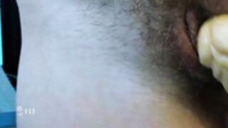 ketlinrous Fucks her hairy cunt in ultra close-up
