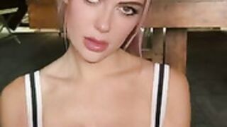 OliviaMae Cheerleader Blowjob