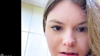 Anna Sweet18 in changing rooms, big messy labia