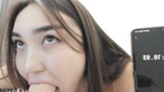 Timed deepthroat hold