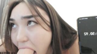 Timed deepthroat hold