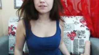 Beauty Regina with huge dildo