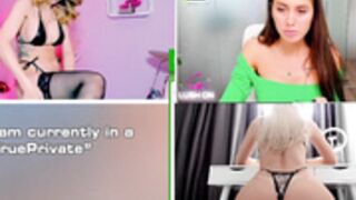Quad cam show of super whores