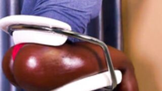 bikini princess thong in chair