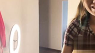 seltin_sweety selti mirror dildo squirt