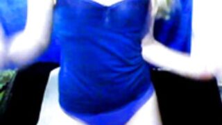 Erica_Lander in translucent shining thru clothes