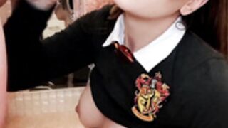 TheMatchAndKerosene OF Hermione Cosplay Sextape