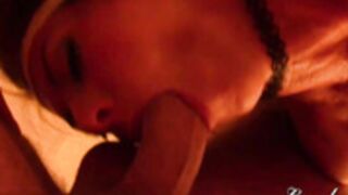 Linda L enjoys giving a blowjob