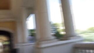 Febbytwigs Vegas strip public cumwalk