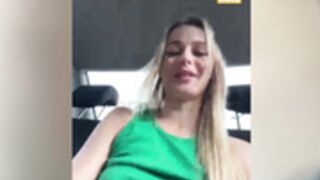 Katrinka public in Taxi part1