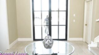 Hotwife fit fake boob milf gets surprise BBC neighbor