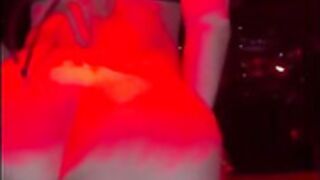Red rose la cubana in the strip club dancing