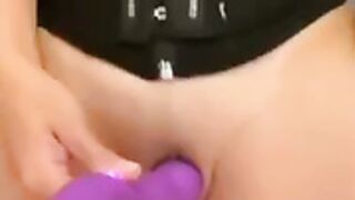 Veronica perasso riding big dildo