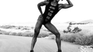 S Blakeney Vegas Shoot in Killer Black Outfit preview