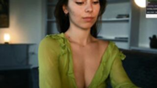 Thecherie nipslips in sheer top 5 on 23 Jan 2023