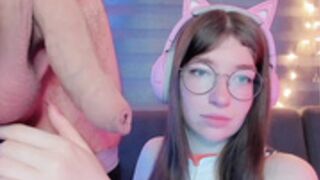 AliceKankey_XX kisses, nibbles and worships uncut cock