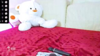 _imstar_ examines a bruise right above her pussy