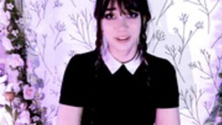 Indigo White - Wednesday Addams Nude Set