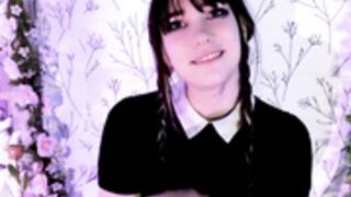 Indigo White - Wednesday Addams Nude Set