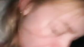 College girl gives boyfriend head