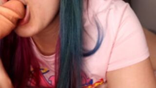 ava luna Cute Virgin Sister blows you so Sensually