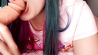 ava luna Cute Virgin Sister blows you so Sensually