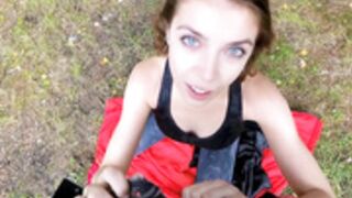 MihaNika69 fucks in the wood with stranger