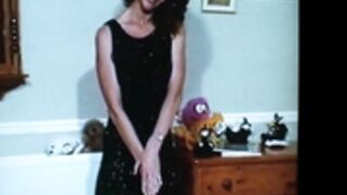 sexy retro porn girl strips and masterbates