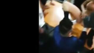 Priestess bust a nut on some patrons scalp
